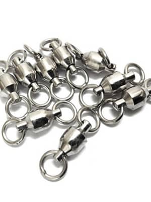 Stainless Steel Ball Bearing Swivel Solid Ring Fishing Accessories