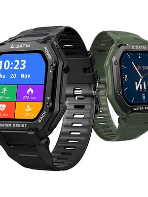 [50 Days Standby]Kospet Rock 1.69 Inch Large Screen Heart Rate Blood Pressure SpO2 Monitor 20 Sport Modes bluetooth 5.0