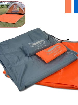 Desert&Fox Waterproof Picnic Mat Ultralight Tent Floor Pad Pocket Tent Footprints with Storage Bag for Camping Picnic Tr