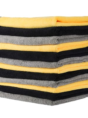 MATCC 12PCS Super Absorbent Towels Microfiber Cleaning Cloths Car Professiona Care Washable Multi Use
