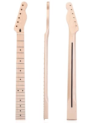 22-Fret Electric Guitar Neck Canada Maple Fingerboard Handle for TL Tele-Mahogany Tube + Ox bone Pillow