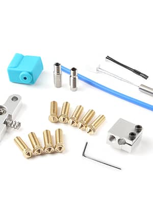 Nozzle Extruder Kit with Silicone Case thermistor Heating Tube Throat for Sidewinder X1/Genius 3D Printer