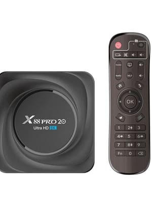 X88 PRO 20 RK3566 8GB RAM 64GB ROM Android 11.0 HD 8K 2.4G 5G WIFI bluetooth Smart TV Box Google Play Youtube Video TV B