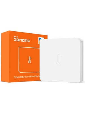 SONOFF SNZB-02 - ZB Temperature And Humidity Sensor Work with SONOFF ZBBridge Real-time Data Check Via eWeLink APP