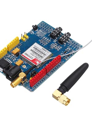 SIM900 Quad Band GSM GPRS Shield Development Board Geekcreit for Arduino - products that work with official Arduino boar