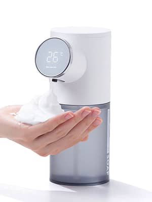 Automatic Soap Dispenser Digital Display Temperature Battery USB Rechargeable Waterproof Touchless Hand Sanitizer