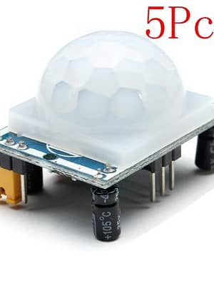 5Pcs HC-SR501 Human Infrared Sensor Module Including Lens