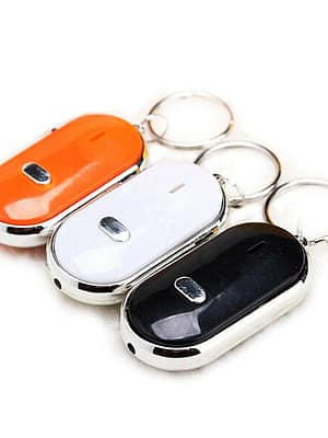 Whistle Key Finder Keychain Sound LED With Whistle Claps