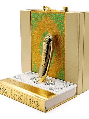 Digital Quran Pen Reader Islamic Book Holy Quran Reading Player Speaker and Player with Reciter Multi Language Golden