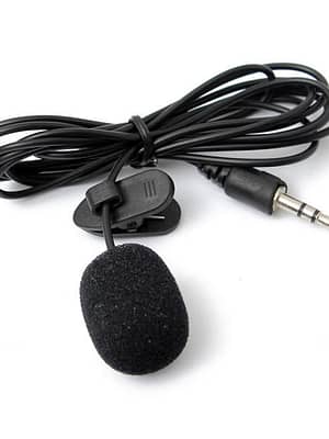 Collar Mini 3.5mm Tie Lapel Lavalier Clip Microphone For Lectures Teaching