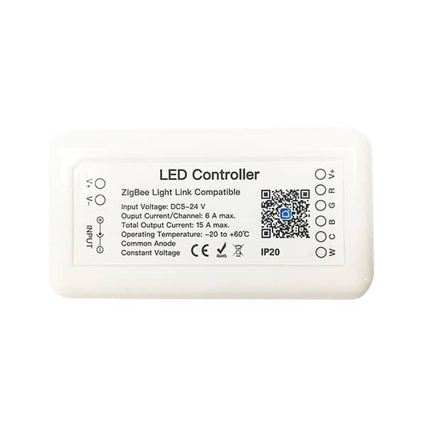 Tuya for Zigbee 3.0 Smart LED Strip Controller RGB + CCT Wireless Dimmer Switch Controller Module Support Alexa Google V