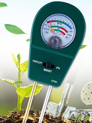 3 in 1 Soil Moisture Detector PH Meter Acidity Humidity Fertility Testing Instrument for Greenhouse Flower Greenhouse Pl