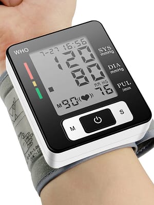 Boxym Home Automatic Wrist Blood Pressure Monitor Blood Pressure Voice Digital Oxygen Blood Glucose Blood Pressure Instr