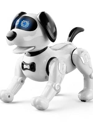 JRC R19 RC Robot Dog Intelligent Toy Programming Interaction With Music Children Toys Remote Control Animals Robots