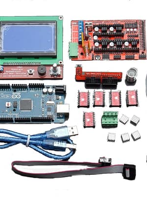 Geekcreit LCD 12864 RAMPS 1.4 Board 2560 R3 Control Board A4988 Driver Kit For 3D Printer