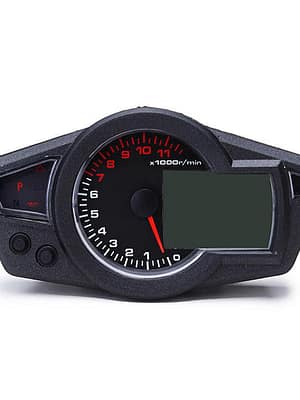 12V Motorcycle LCD Digital Odometer Speedometer Waterproof Universal
