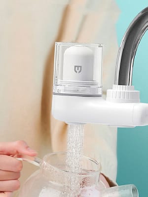 Kitchen Faucet Tap Water Purifier Filter Faucet-Mounted Water Purification System CNAS Approved Filtration Technology Re