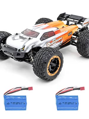 HBX 2.4G 2CH 1/16 16890 Brushless RC Car High Speed 45KM/H Big Foot Vehicle Models Truck Two Battery