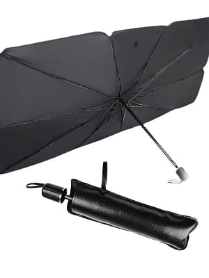Car Retractable Sunshade Sun Block Heat Insulation Front Windshield Umbrella