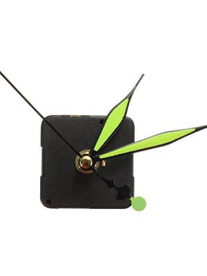 Green & Black Luminous Hands DIY Quartz Clock Spindle Movement