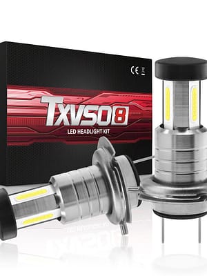 TXVSO8 M7 MAX H7 2PCS 110W Car LED Headlight Bulb 26000LM 6000K Auto Headlamp Fog Light Bulbs IP68 Waterproof