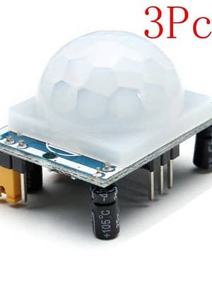 3Pcs HC-SR501 Human Infrared Sensor Module Including Lens