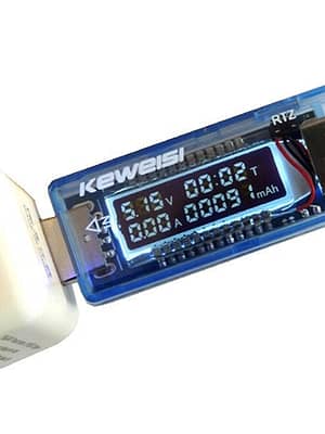 KEWEISI 4V-20V 0-3A USB Charger Power Battery Capacity Tester Voltage Current Meter