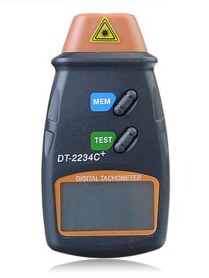 DANIU DT2234C+ Digital Laser RPM Tachometer Non Contact Measurement Tool
