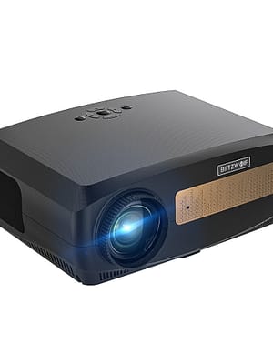 BlitzWolf®BW-VP9 Android 9.0 LCD Portable Projector Full HD Native 1920x1080 Pixels 6500 LumensBluetooth Voice Control