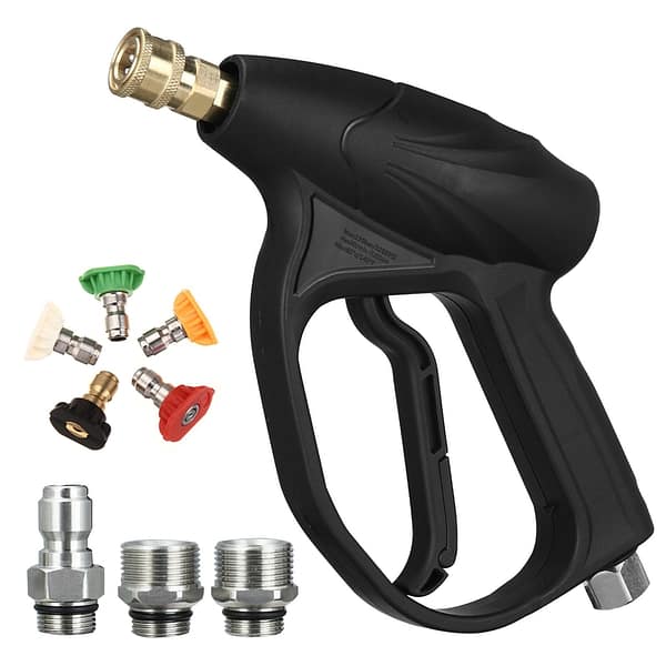MATCC Pressure Washer Guns Kit 3200PSI Car Power Washer Foam Guns Set with 1/4'' Quick Connector & M22-14/15mm 3/8'' Ada