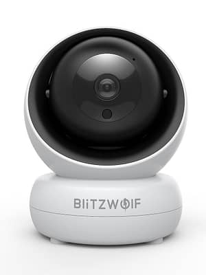BlitzWolf® BW-SHC2 Tuya 1080P Smart Home Security Camera H.265 350° PTZ IR Night Vision Human Movement Detection Two-way