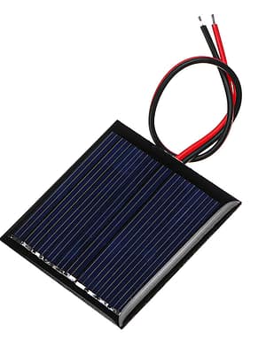 LEORY 0.25W 5V 45*45mm Mini Polysilicon Solar Panel Epoxy board with Wire