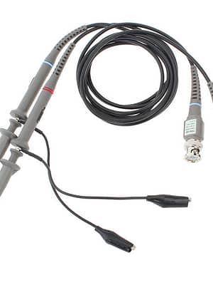 DANIU 2pcs P6100 DC-100MHz Oscilloscope Tester Scope Clip Probe