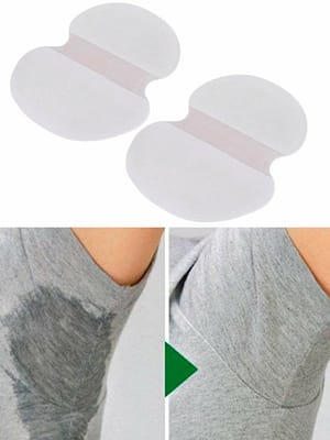 30/50/100Pcs Armpits Sweat Pads for Underarm Gasket from Sweat Absorbing Pads for Armpits Linings Disposable Anti Sweat