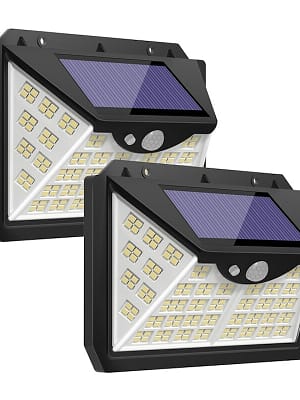 ARILUX 1/2/4Pcs 188 LED Solar Light Outdoor 4Modes Solar Lamp Powered Sunlight Waterproof Motion Sensor Light for Garden