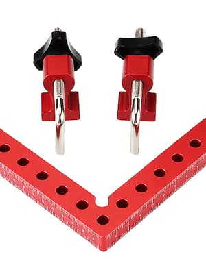 Drillpro Woodworking Precision Clamping Square L-Shaped Auxiliary Fixture Splicing Board Positioning Panel Fixed Clip Ca