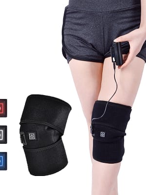 Knee Heating Pads Brace Support Pads Thermal Heat Therapy Wrap Knee Massager for Cramps Arthritis Pain Relief Health Car