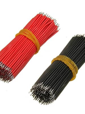 400pcs 6cm Breadboard Jumper Cable Dupont Wire Electronic Wires Black Red Color
