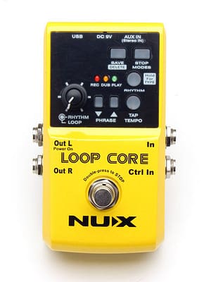 NUX Loop Core Looper Guitar Effects Pedal 6 Hours Recording Time 99 User Memories Drum Patterns TAP Tempo