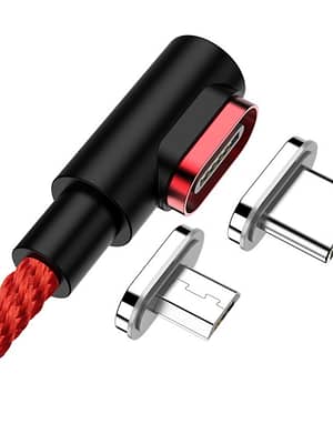 Bakeey 90 Degree Magnetic Type C Micro USB Data Cable Fast Charging For Mi10 9Pro Huawei P30 P40 Pro