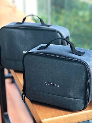 Wanbo Portable Projector Storage Bag Carrying Base Clutch Diagonal Bag Suitable for Wanbo T2Max and X1 etc