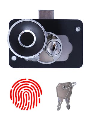 Automatic Intelligent Fingerprint Cabinet Lock PortableKeyless USB Rechargeable Drawer Lock for File Cabinet Hidden Sa