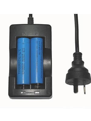 18650 3.7v Li-ion Rechargeable Battery AU Plug Travel Charger