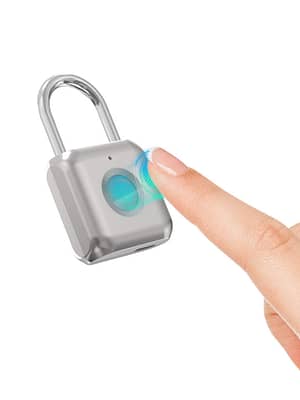 BlitzWolf® BW-FL1 Smart Fingerprint Padlock Waterproof Keyless Anti-Theft Security Lock USB Charging For Locker / Gym /