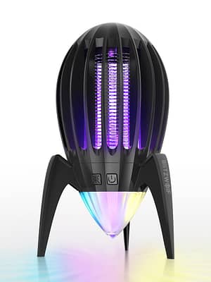 BlitzWolf® BW-MLT2 Electronic Mosquito Killer RGB Light Combined with UV Light Can Attract 1200-1600V Power Grid Without