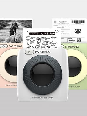 [Global Version] Paperang P2 Mini Printer Phone 57mm APP Connection Wireless Portable Thermal Pocket Photo Printer Inkle