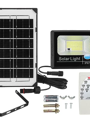 LED 100W Waterproof Solar Light High Brightness Solar Spotlight with Remote Control