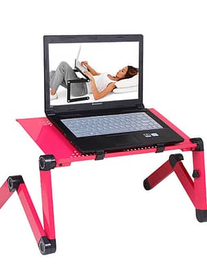 Adjustable Laptop Desk Laptop stand Portable Foldable Stand Bed Tray Laptop with Cooling Fan for up to 17 Inches