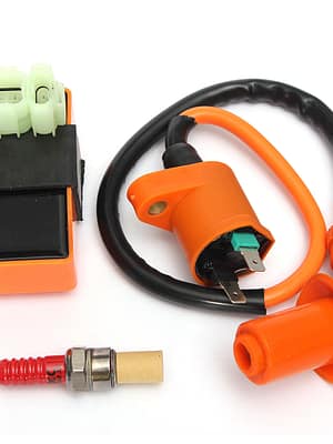Ignition Coil+Racing CDI Box+ Spark Plug For GY6 50 125 150cc Moped Scooter ATV Go Carts
