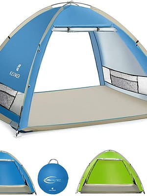 4-5 Persons Automatic Camping Tent UPF 50+ Anti UV Beach Tent Sun Shade Canopy Outdoor Travel Fishing